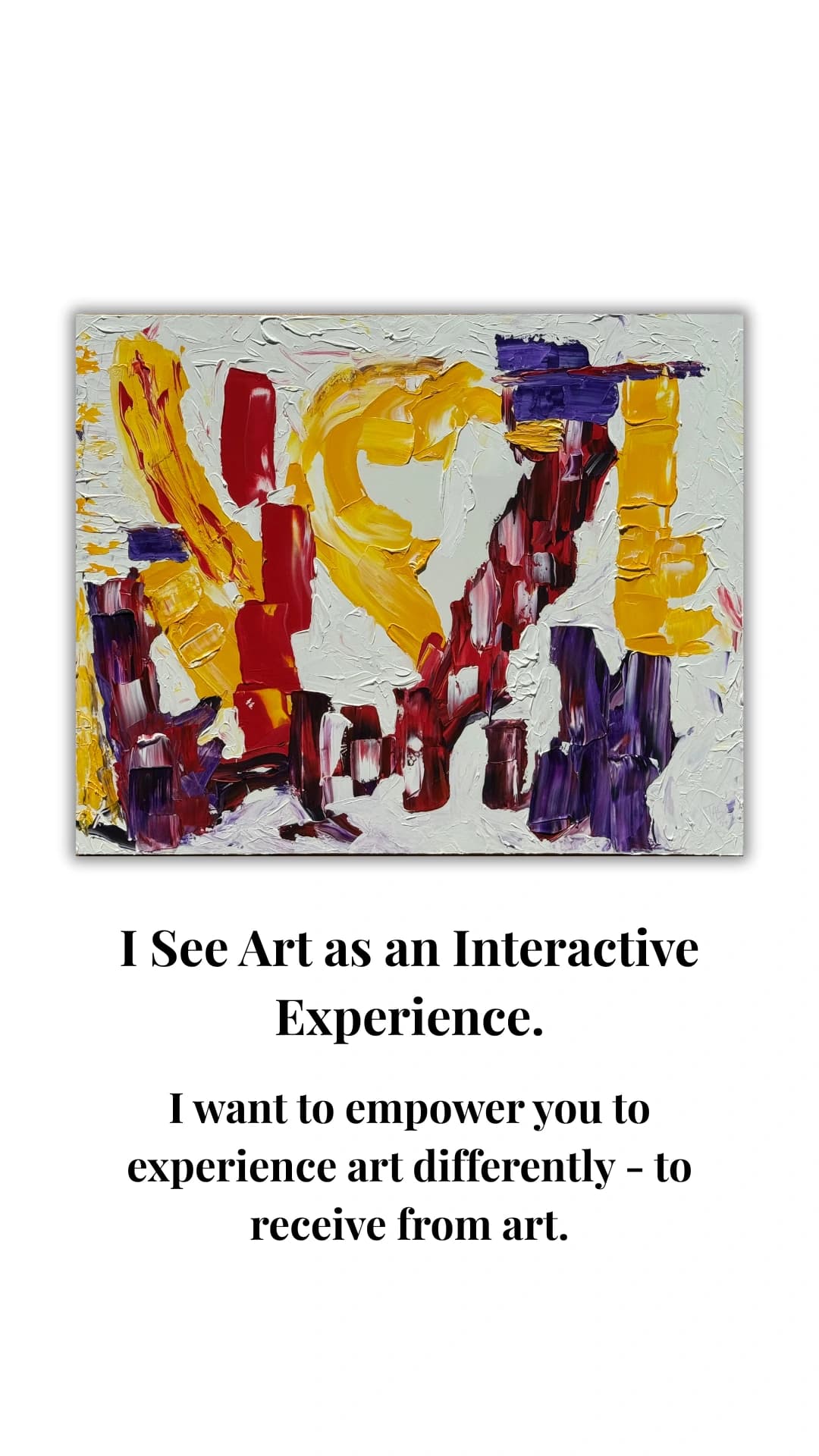 Home. LOVE. 2024. Acrylic on Canvas .60 x 48 inches - Mobile